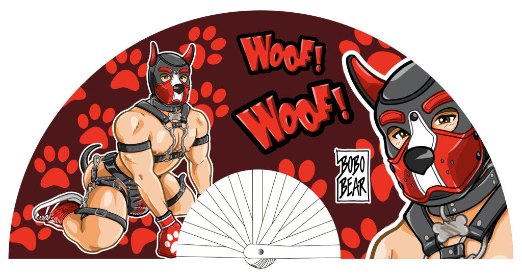 Bobo Bear Doggy Red Fan 64 Cm