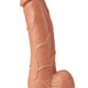 Dildo Textured Suction Cup 23 X 6.5 Cm Black
