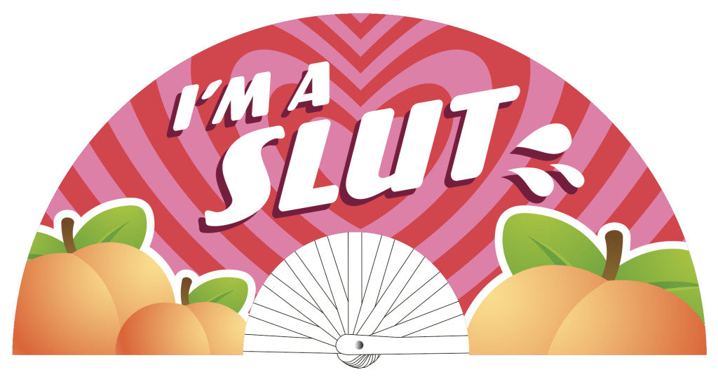 I Am Slut Fan 64 Cm