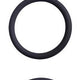 Penis Ring Set Thin 30 Mm 40 Mm 50 Mm Black Silicone
