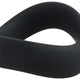 Lubricated Wavy Silicone Penis Ring 45-50 Mm Black