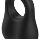 Penis Ring With Weighted Ball Shape Silicone 30 Mm Black 100 G