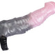 Linerief Penis Sleeve Textured Round Head 17x4.9 Cm Silicone