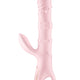 Yoba Vibrator Rabbit Rotating Tapping Vibrating Heating Pad Waterproof Pink