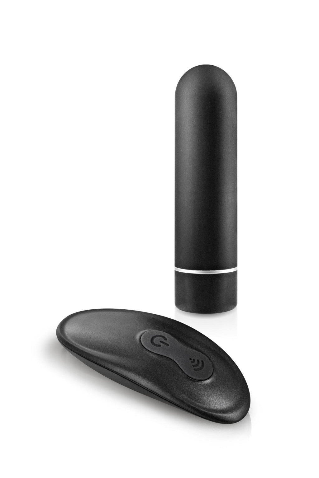 Black Empire Mini Vibrator With Remote Control 9 Modes Waterproof 6.9 Cm Black