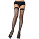 Leg Avenue – Black Nylon Bag Thigh Highs