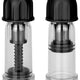 Calexotics - Black Suction Cup With Stimulating Waves