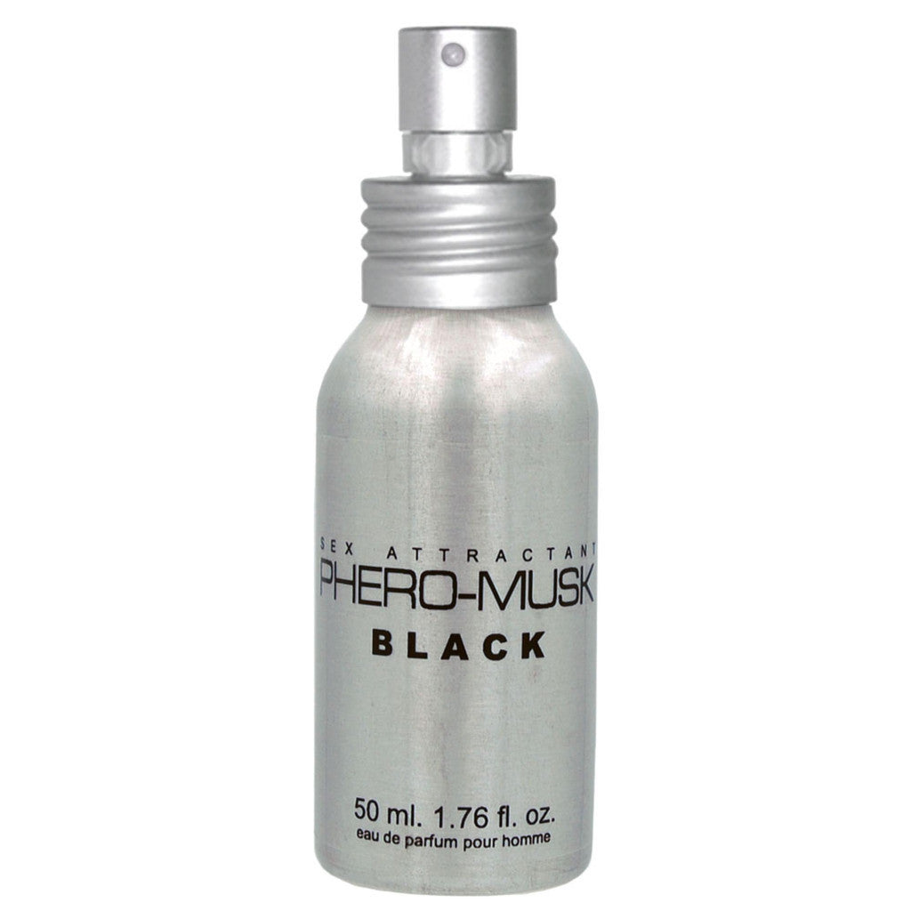 Phero Musk Men's Pheromone Perfume 50ml Black