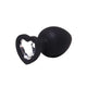 Sex Toy Anal Plug Silicone Safety Guard 8 Cm Black