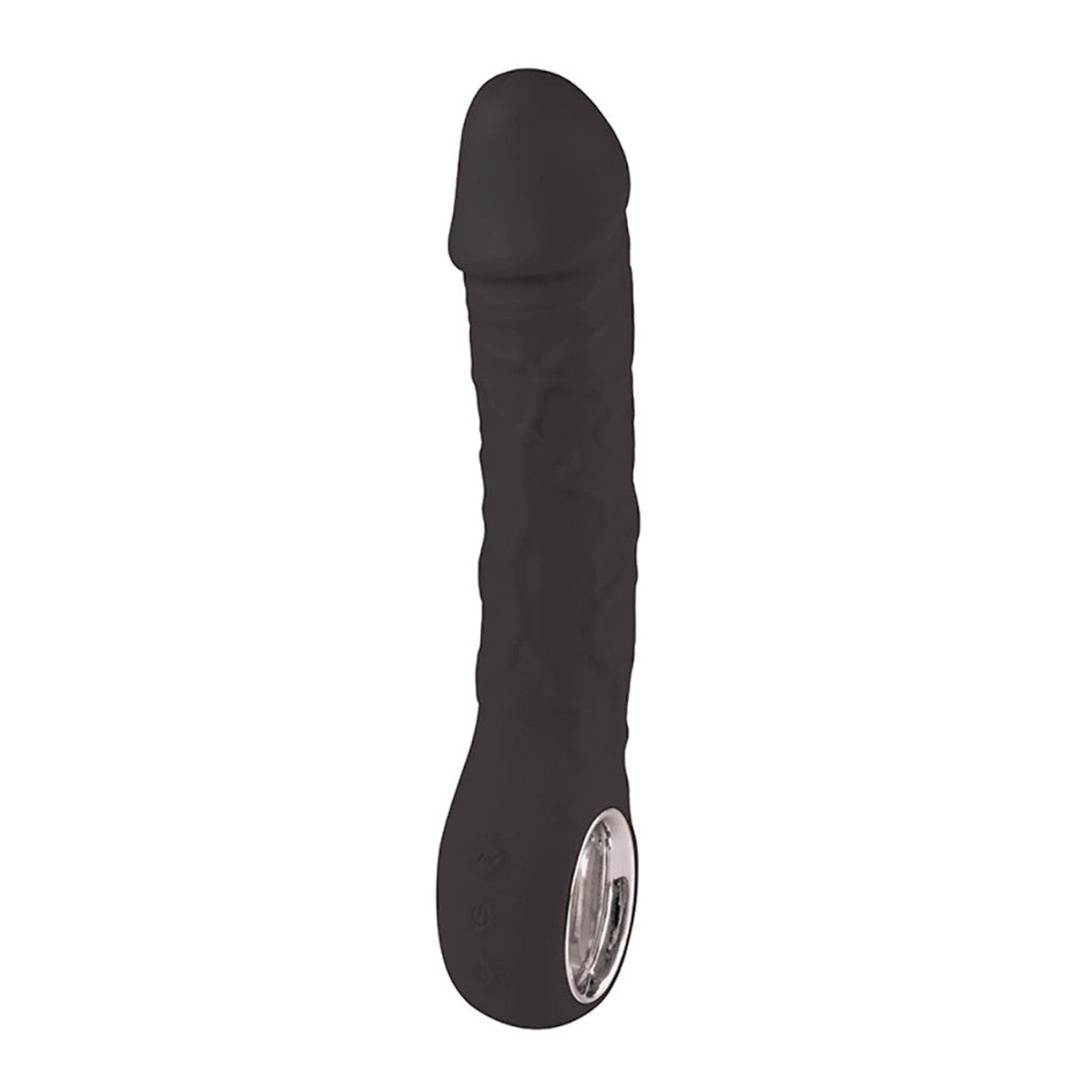 Vibrator 10 Modes Heating Function 22 Cm Black