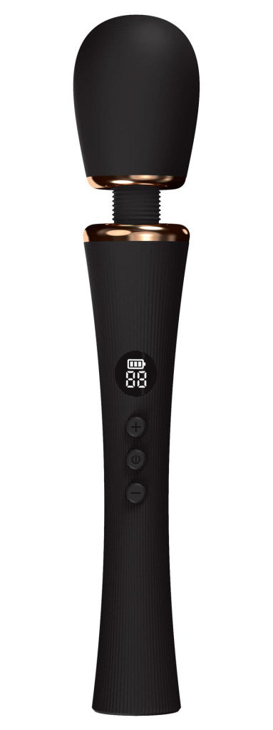 Nereus Wand Massager 10 Modes Waterproof 29.5 Cm Black