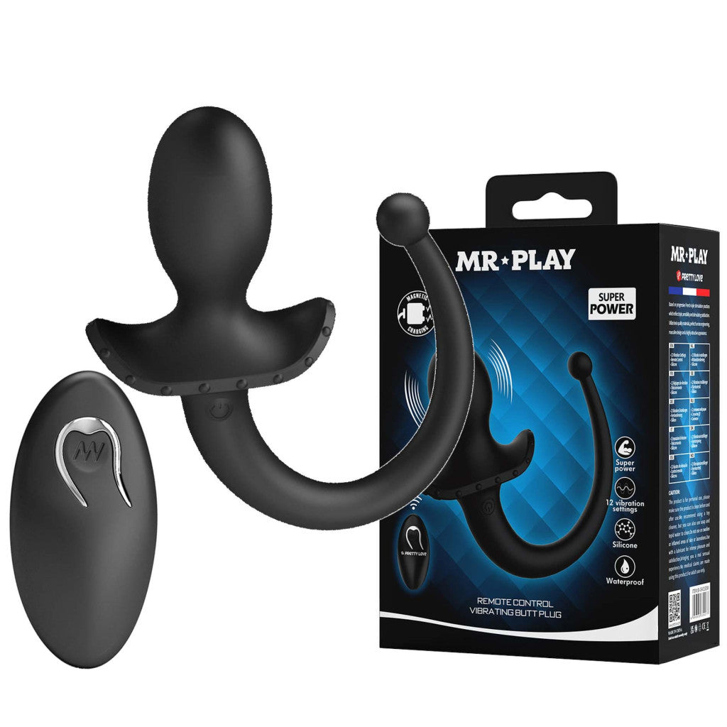 Mr. Play Remote Control Anal Plug With Vibration