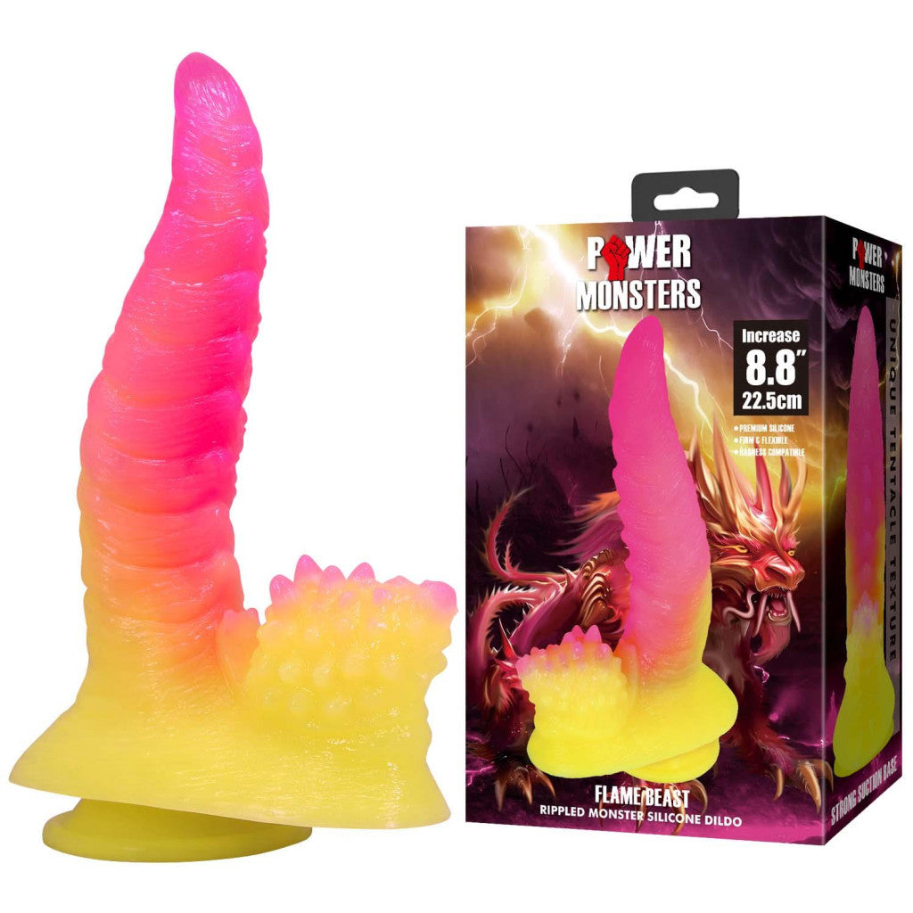 Silicone Dildo Strong Stimulation Suction Cup 22.5 Cm Black