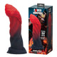 Power Monsters Dildo Mouth-blown Suction Cup Waterproof 25 Cm Black Silicone