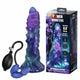 Power Monsters Dildo Gagged Pumpable Silicone 23 Cm Nebula-purple