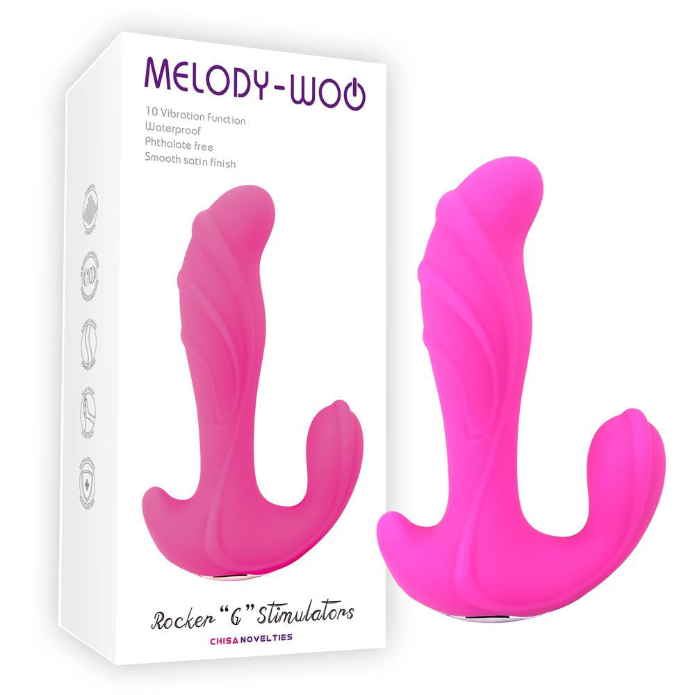 Rocker Vibrator Anal G-spot Stimulator 10 Modes Rechargeable 15.1 Cm
