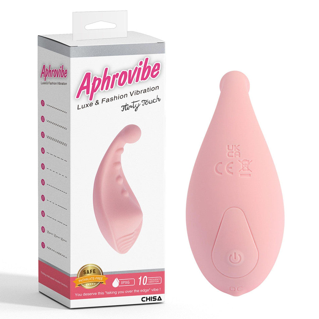 Flirty Touch Vibrator 10 Modes Waterproof 10.3 Cm Black Silicone
