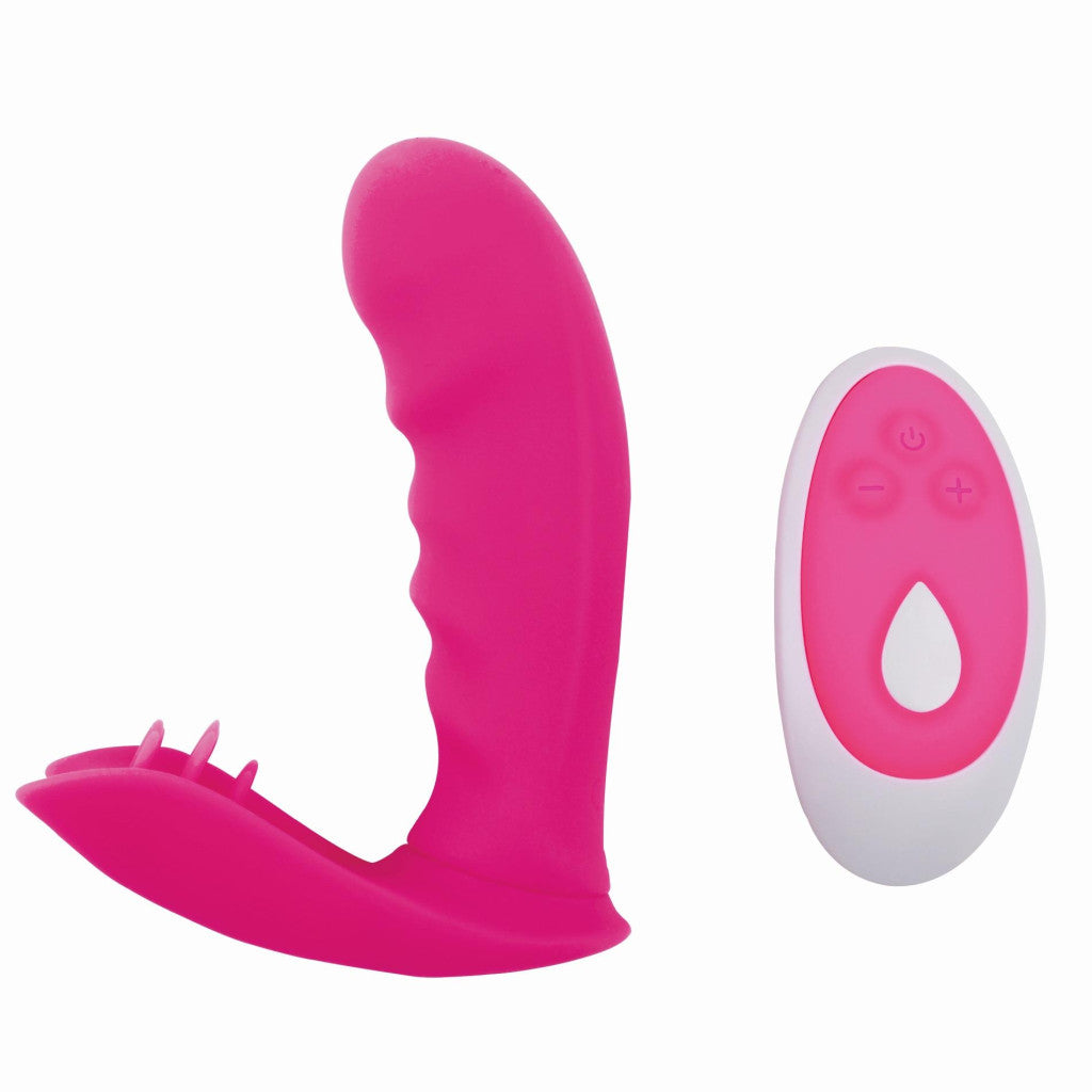 Sex Toy Vibrating 10 Modes Controllable Waterproof 12 Cm Black
