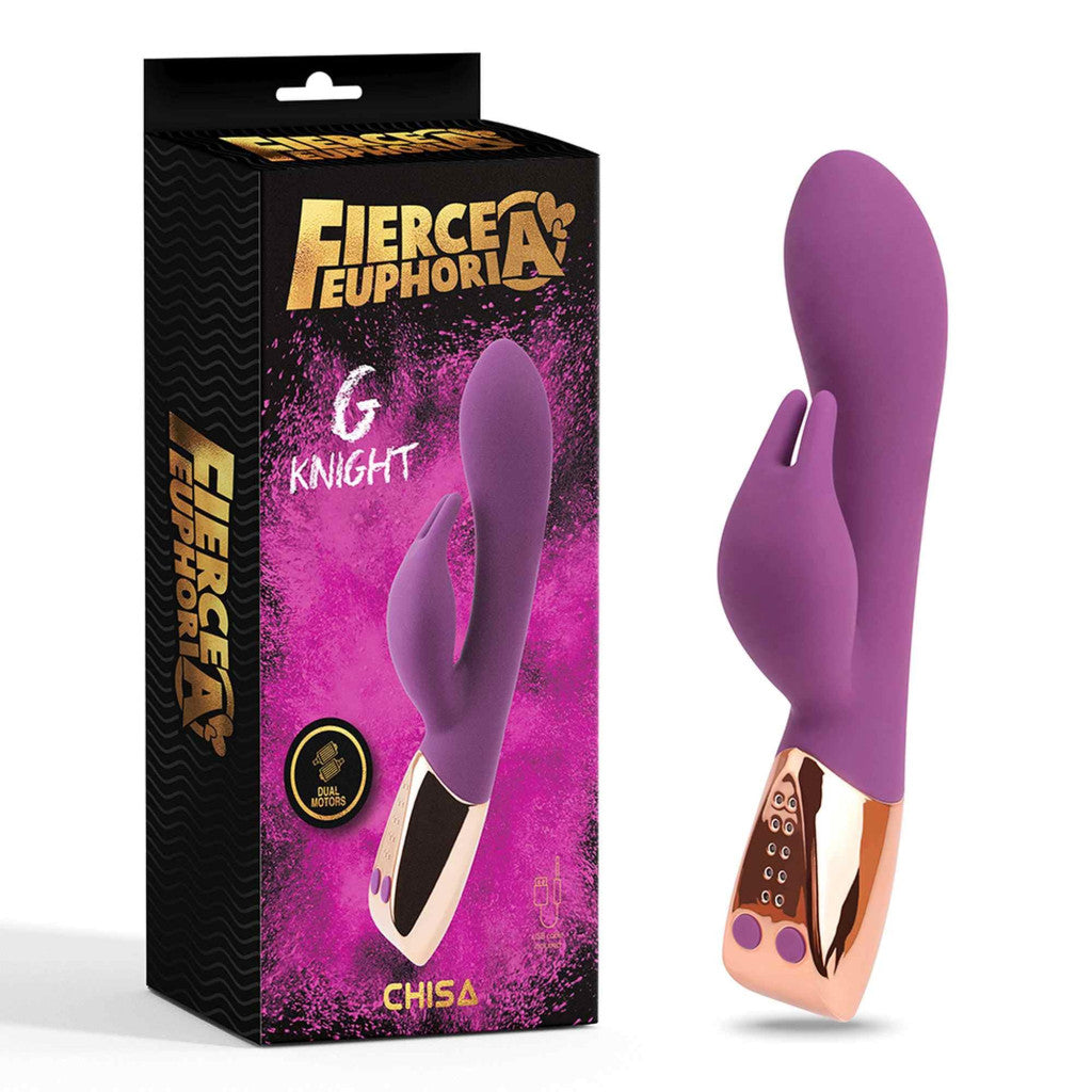 G Knight Vibrator 5 Vibration Levels Waterproof 20.5 Cm Purple