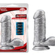 Ben Dover Dildo Realistic Flexible Strong Suction Cup Silver