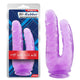 Dildo Double Penetration With Suction Cup 24 Cm Purple Pvc