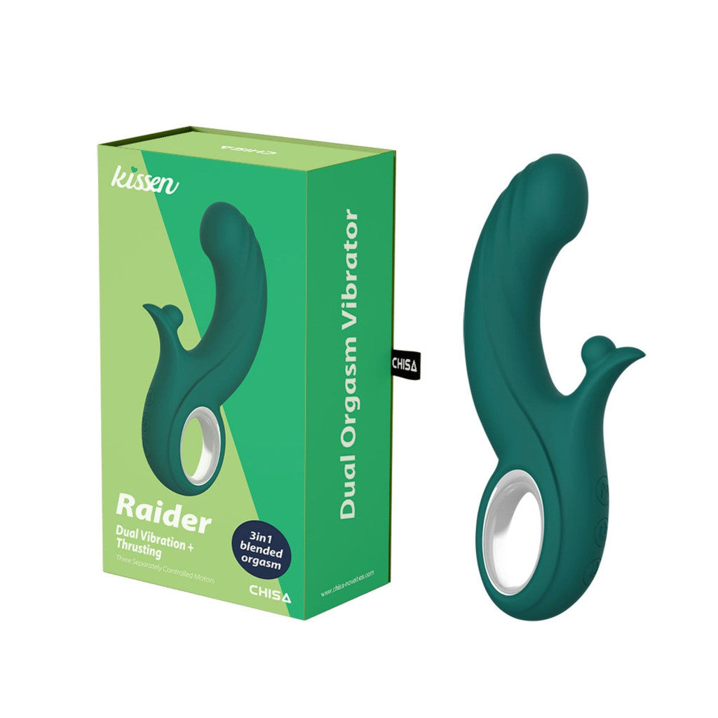 Raider Vibrator 7 Movements 10 Vibration Patterns 20.3 Cm Black