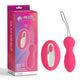 Dual Play Dildo 10-mode Vibration With Remote Control 10 Cm Black