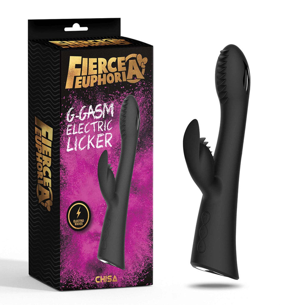 Electric Vibrator 7 Modes Black Waterproof Magnetic Charging