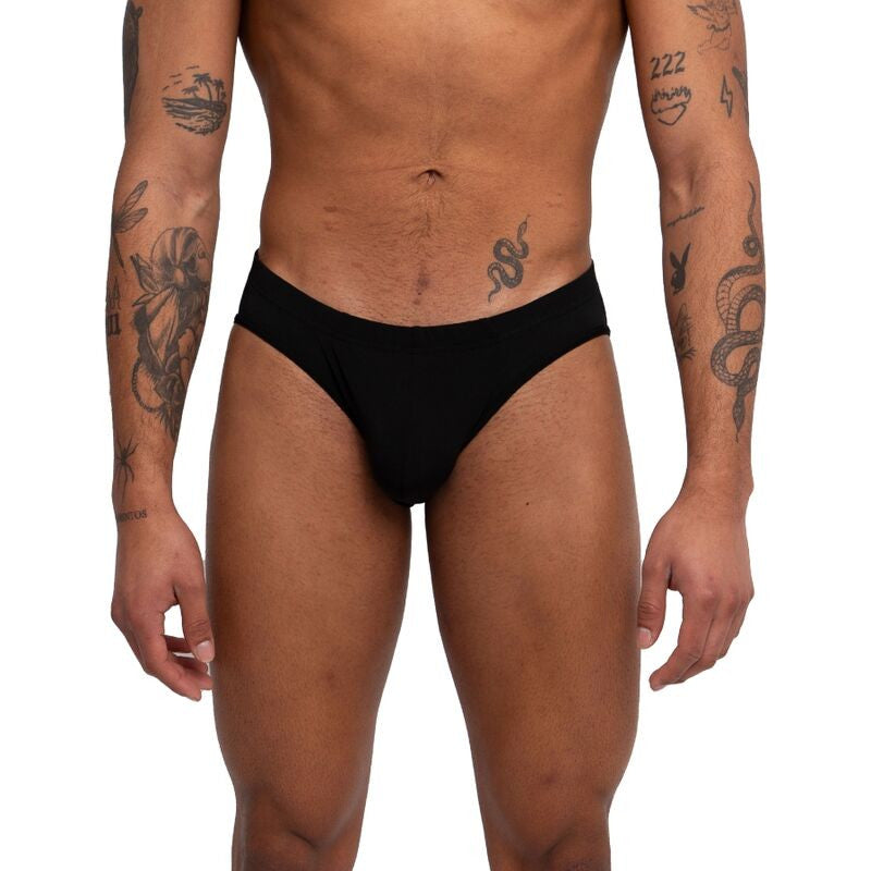 Burn Men's Briefs With Erotic Transparent Details Xl Black
