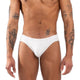 Burn Men's Briefs With Transparent Inserts M White