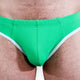 Burn Men's Underwear L Green With Transparent Details