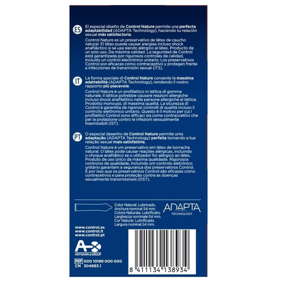 Control Adapta Nature – Premium Sensual Condoms 24 Pcs