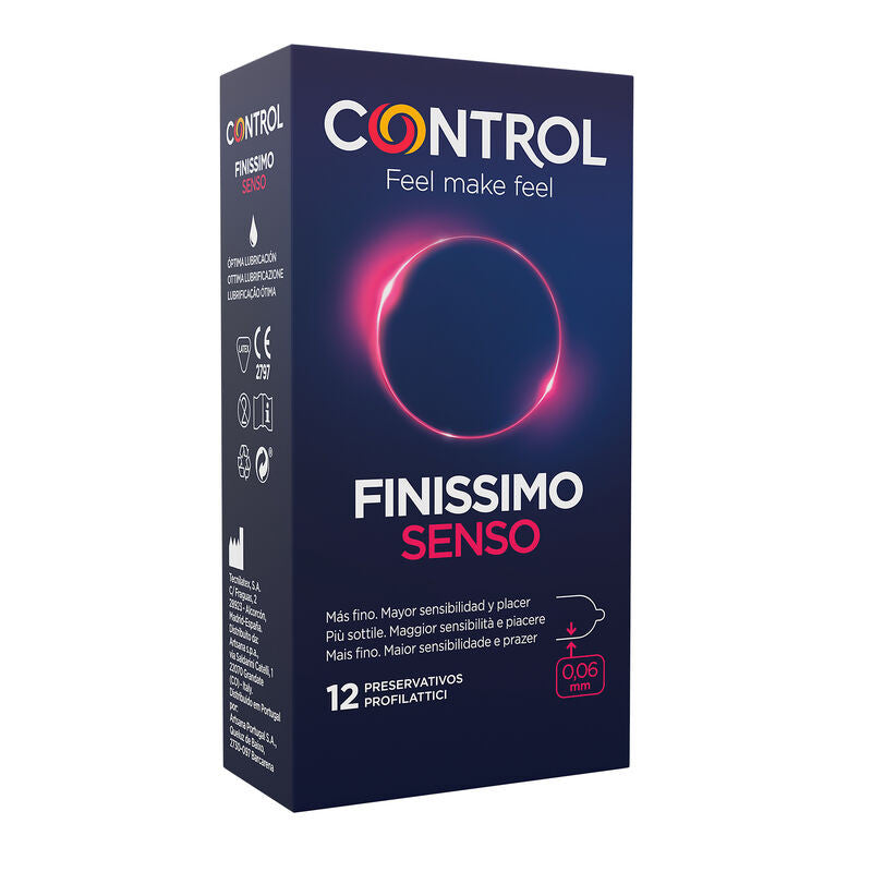 Control Adapta Senso – Flexible Vibrating Condoms 12 Pcs