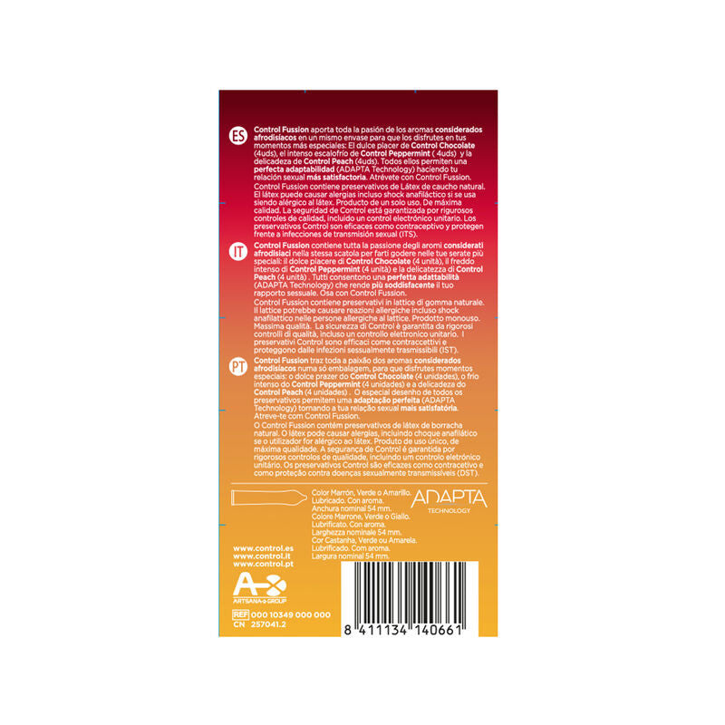 Control - Premium Fusion Condoms In A Pack Of 12