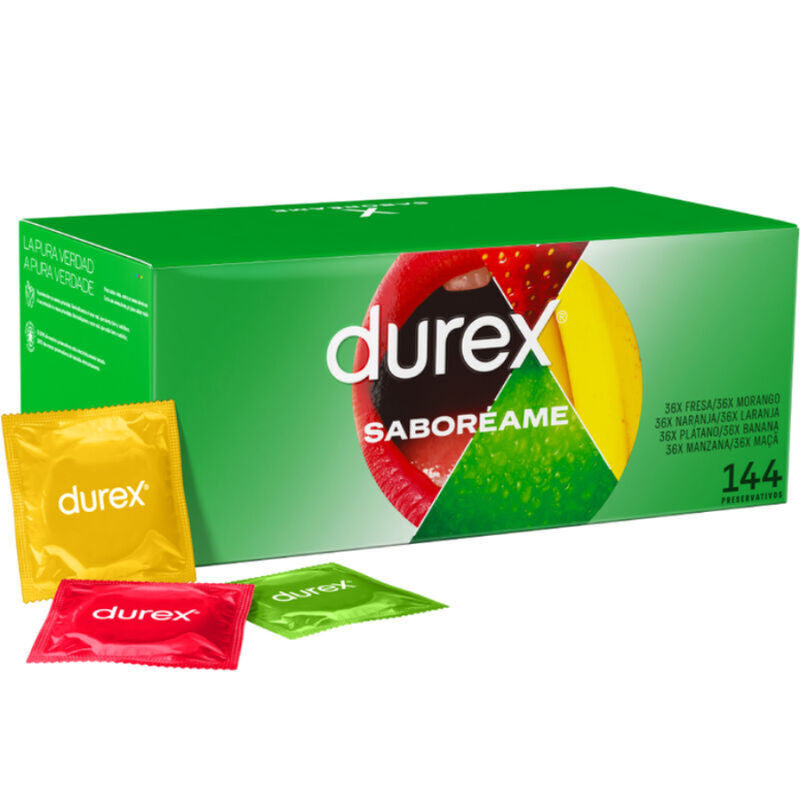 Durex Pleasure Fruits – Fruit Flavored Condoms 144 Pcs
