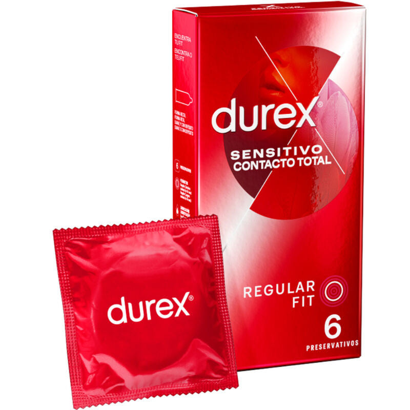 Durex Sensitive Contact – Sensual Condoms In A Pack Of 6