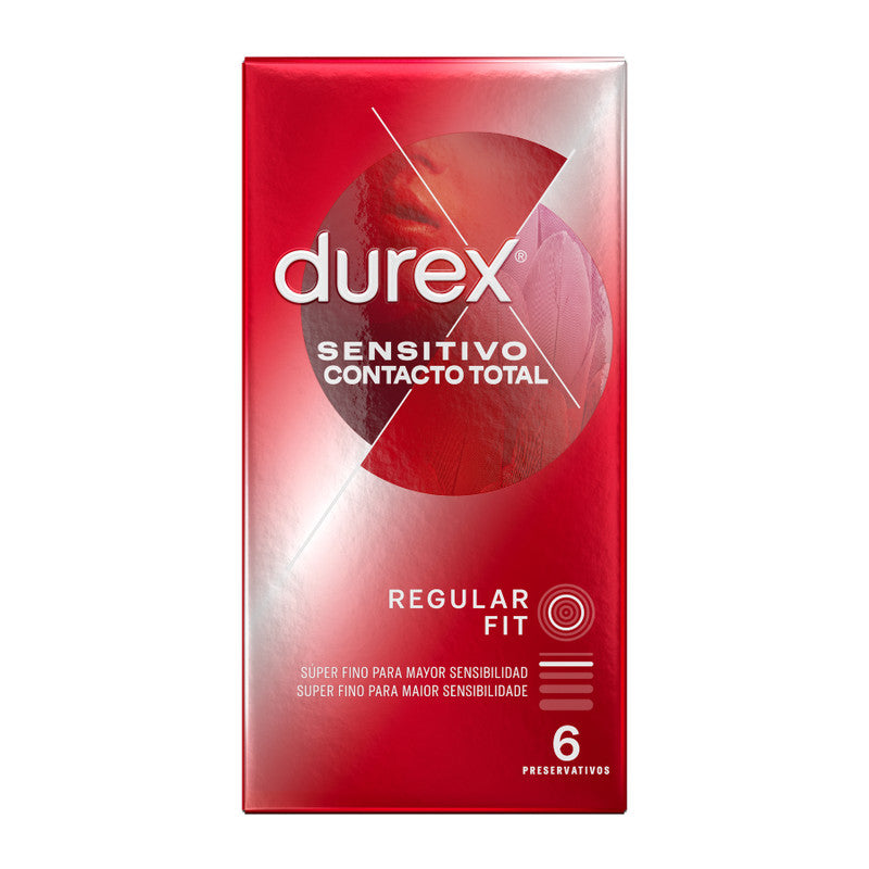 Durex Sensitive Contact – Sensual Condoms In A Pack Of 6