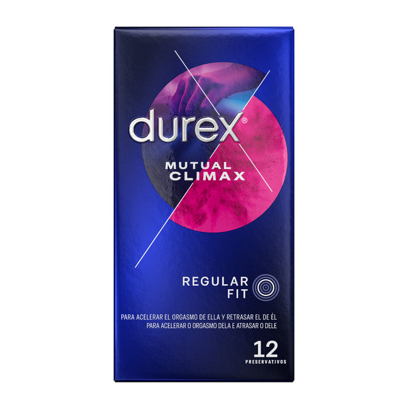 Durex Climax Mutuo – Sensual Couple Condoms (12 Pcs)