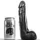 All Black – Soft Black Realistic Dildo 20 Cm
