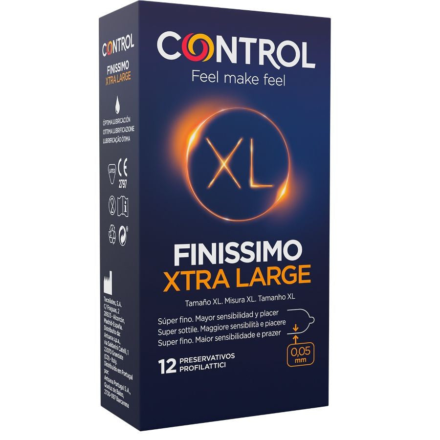 Control Finissimo Xl – Premium Condoms In A Pack Of 12