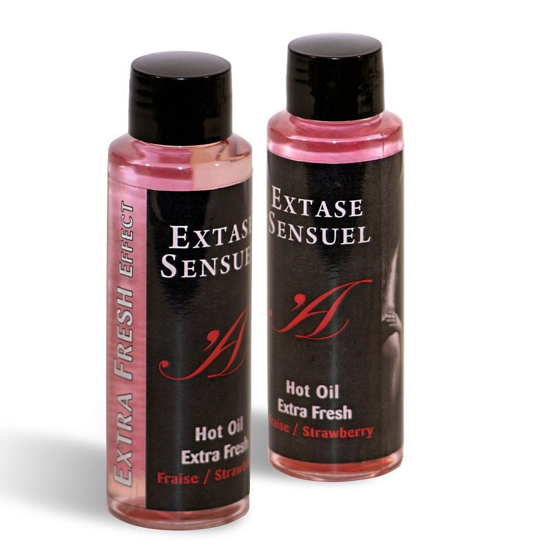 Extase Sensual – Sensuel massageolie med frisk jordbæreffekt