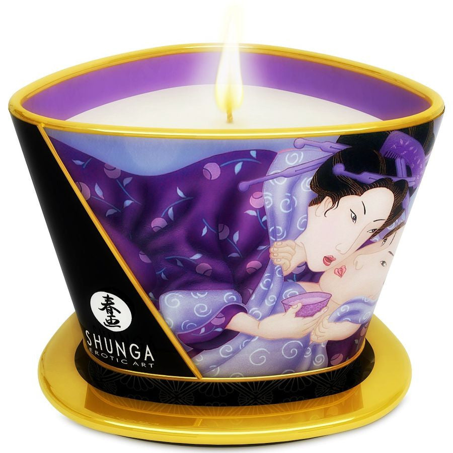 Shunga Mini Caress – Exotic Fruit Massage Oil Candle