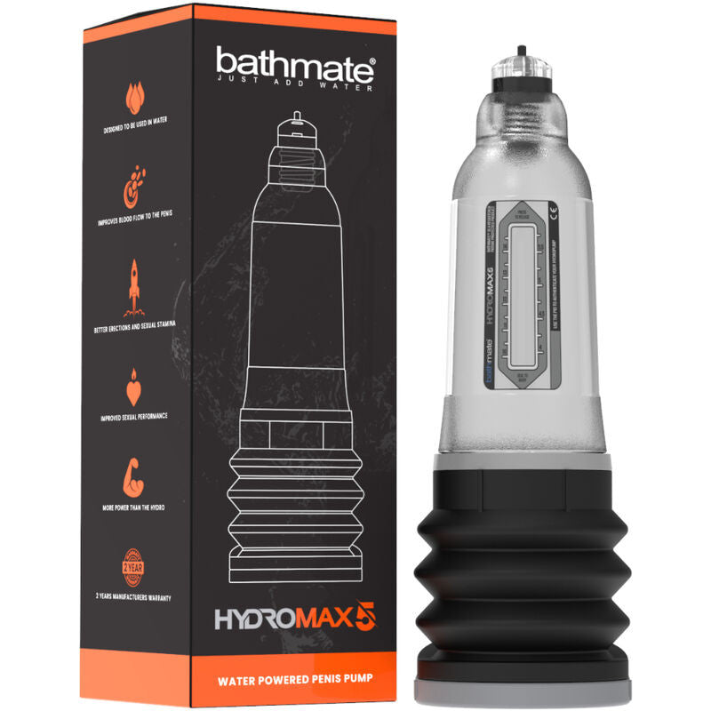 Bathmate - Hydromax 5 – Transparent Premium Vacuum Pump