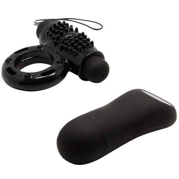 Baile Ring – Remote Control Vibrating Ring Black 20v