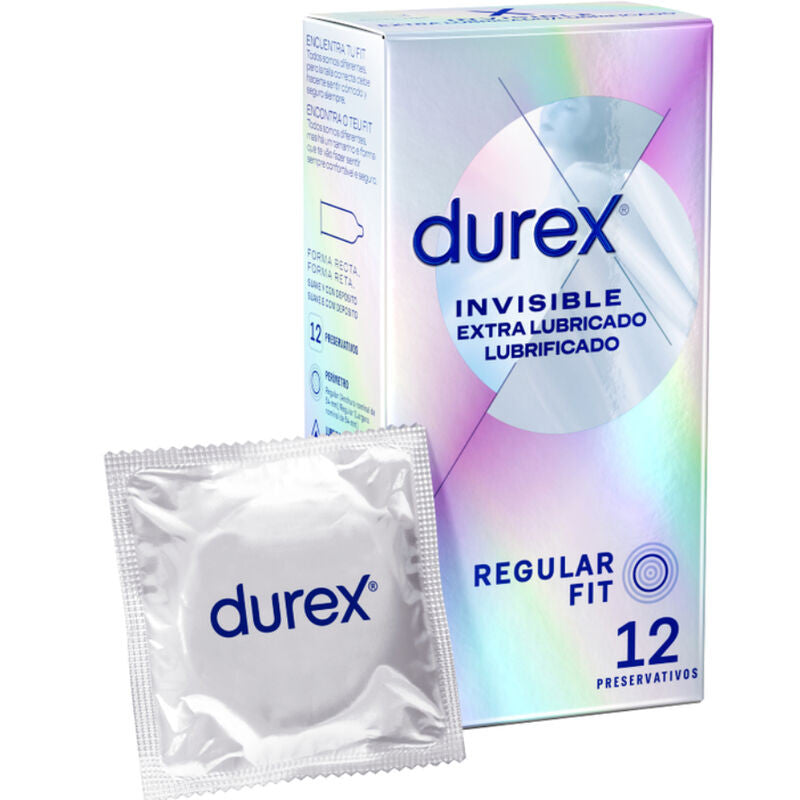 Durex Invisible – Extra Lubricated Condoms Pack Of 12