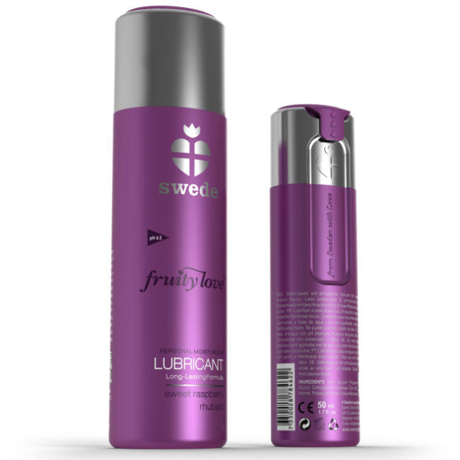 Swede - Fruity Water-based Lubricant Raspberry-rhubarb 100 Ml