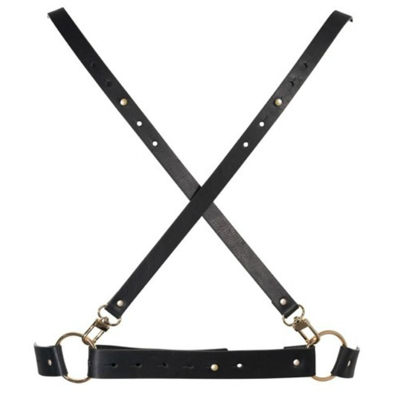 Bijoux Indiscrets Maze - Sensual Body Harness In Black