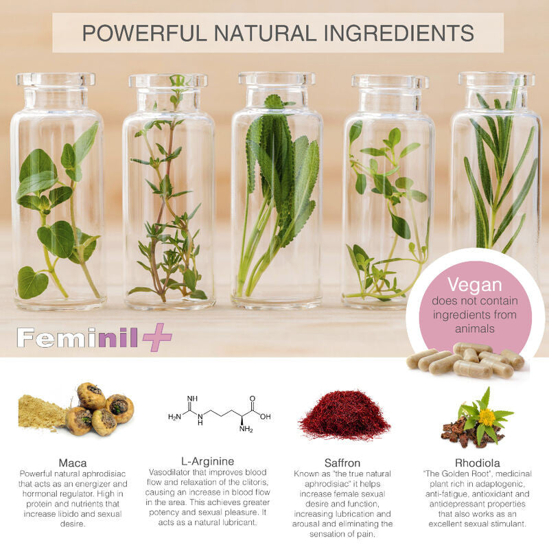 500 Cosmetics - Feminil+ – Female Libido Enhancing Capsules