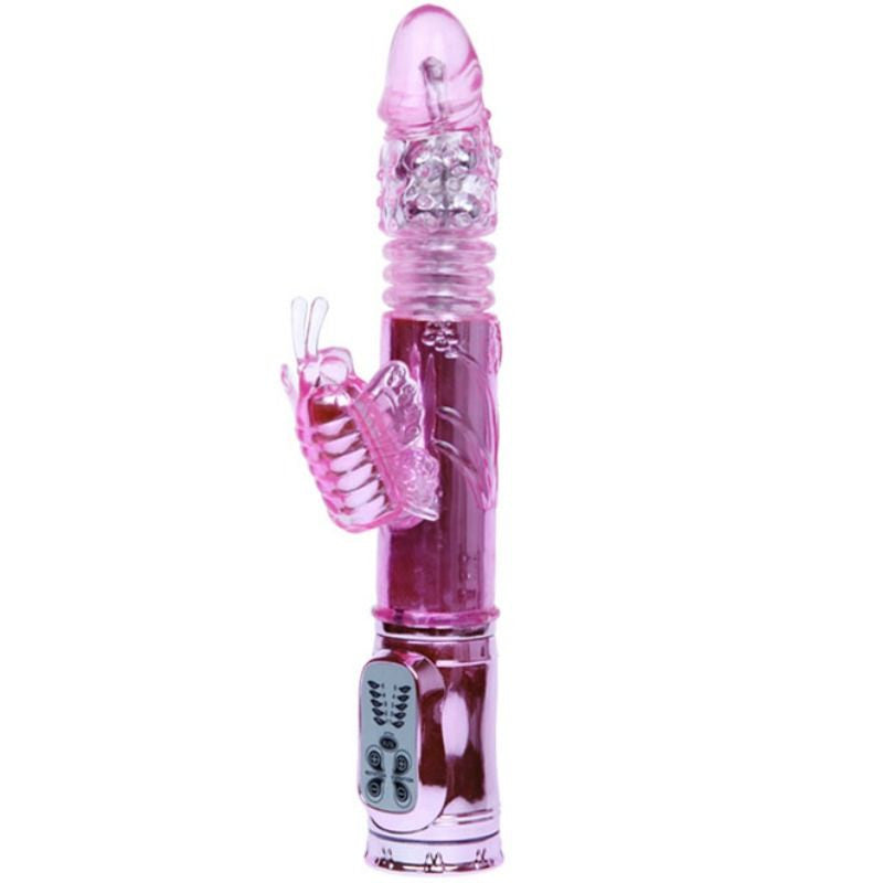 Baile – Rechargeable Vibrator With Rotating And Pulsating Clitoral Stimulator