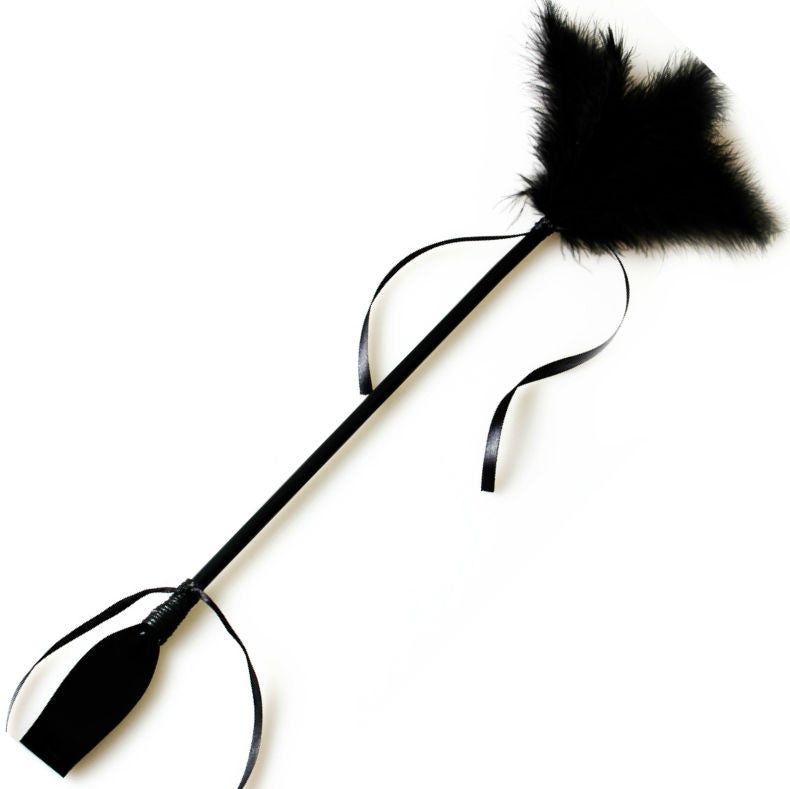 Secretplay - Black Whip And Feather For Sensual Play